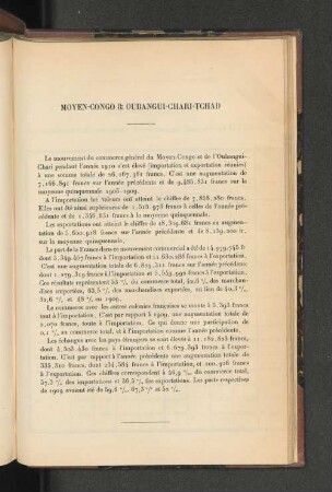Moyen-Congo Et Oubangui-Chari-Tchad.