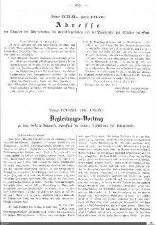 Beilagen zu Protokoll, 149. Sitzung