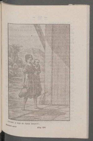 ...llevaba al hijo de Juana Leopardi... - [Ilustración]
