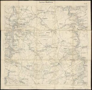 Äquidistantenkarte 62 : Section Waldheim, 1874 : Section Waldheim. - 1:25000. - Leipzig: Giesecke & Devrient, 1874. - 1 Kt.