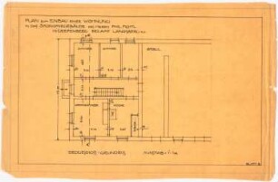 Ausbau des Wirtschaftsgebäudes, Greifenberg: Grundriss EG 1:100