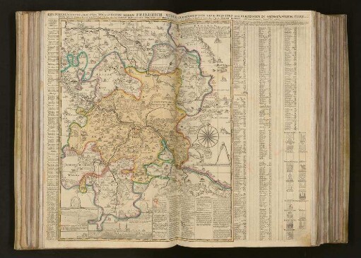 Accurate Geographische Delineation Der Dioeces Und Des Ammtes Dresden : mit allen ihren und denen angraentzenden Staedten, Flecken und Dorffschafften