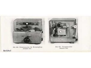 Repro aus: Die Fernmeldetechnik (Füllhauer (?)) Bild 849/851, Foto 1956