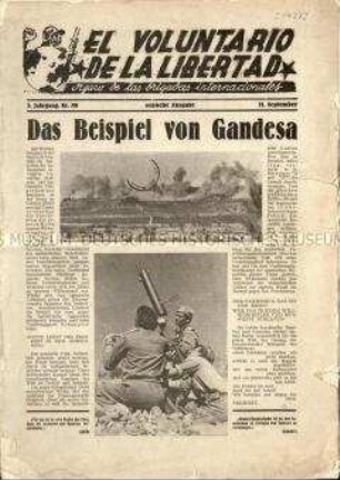 El voluntario de la libertad. 2. Jahrgang 1938