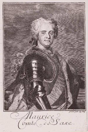 Bildnis des Grafen Moritz von Sachsen, Marschall von Frankreich