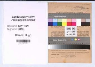 Entnazifizierung Hugo Roland , geb. 08.02.1894 (Lehrer)