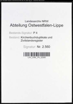 Kirchenbuchduplikat der katholischen Gemeinde Wenden, Kreis Olpe (GHT 1844-1153). (Gemeinde: Katholischen Gemeinde)