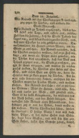 Das 26. Kapitel. Wie Reinold mit den Christen ...