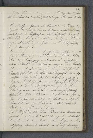 Grosse Versammlung am Freitag den 15. Juni 1906.