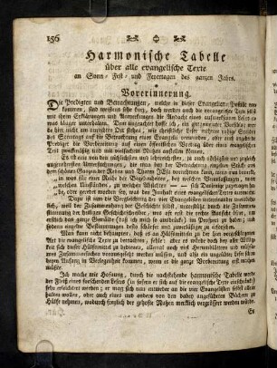 156-164, Harmonische Tabelle