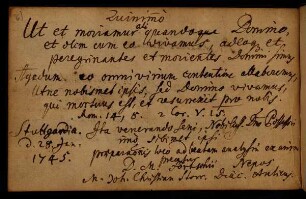 Storr, Johann Christian. Stuttgart, 28.01.1745.