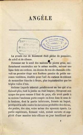 Angèle : Par Henry Gréville
