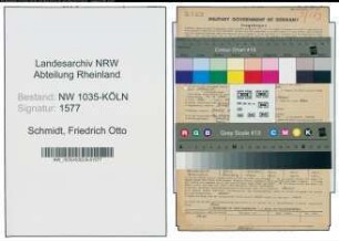 Entnazifizierung Friedrich Otto Schmidt , geb. 06.07.1898 (Buchhalter)