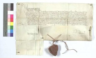 Ablass des päpstlichen Legaten für die Pfarrkirche von Ötisheim.