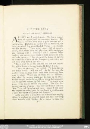 Chapter XXXV Ali Bey The Carpet Merchant