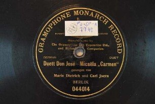 Duett Don José - Micaelas "Carmen"