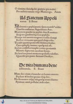 Ad Sanctum Appolinarem