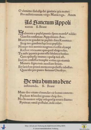 Ad Sanctum Appolinarem