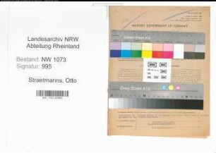 Entnazifizierung Otto Straetmanns , geb. 18.10.1897 (Gastwirt)