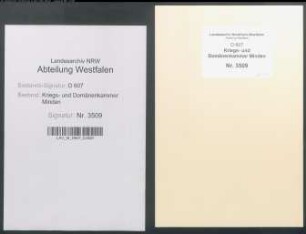 Brechung der zum Chausseebau Minden-Herford-Bielefeld erforderlichen Steine und die deshalb geschlossenen Verträge - Band 2