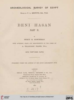 Band 2: Beni Hasan