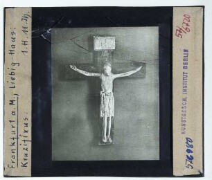 unbekannt (11. Jh.), ottonisches Kruzifix (Holzskulptur)