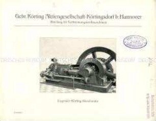Liegender Dieselmotor