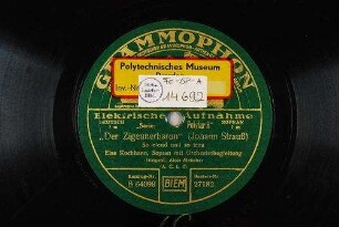 "Der Zigeunerbaron" : So elend und so treu / (Johann Strauß)