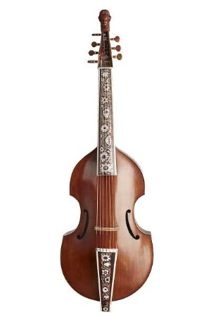 Viola da gamba, siebensaitig mit Instrumentenkasten