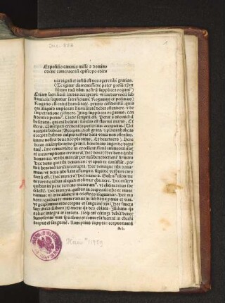 Expositio canonis misse a domino odone cameracensi episcopo edita