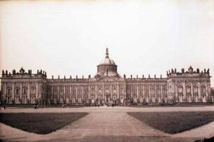 Potsdam: Neues Palais, Rückansicht
