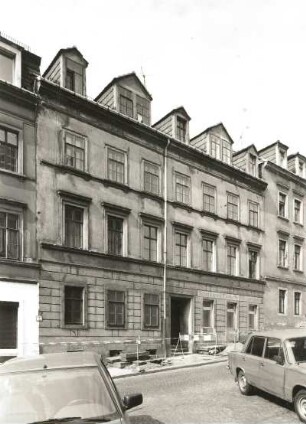 Dresden-Neustadt, Sebnitzer Straße 52. Wohnhaus (um 1867). Straßenansicht