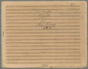 Der 133. Psalm, Auswahl, arrangiert, Singstimmen, Klavier. - BSB Mus.Schott.Ha 9372-2