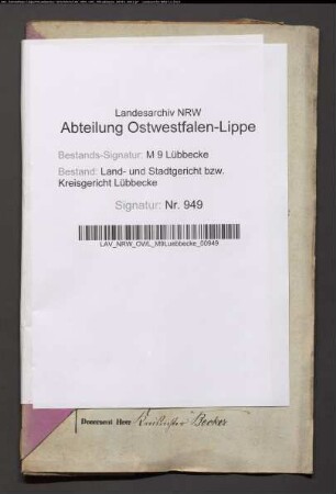 Erblasser: Müller, Caroline Luise: