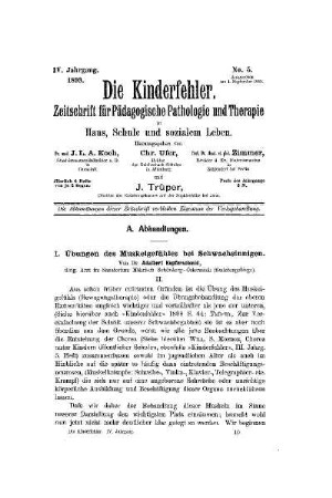 Übungen des Muskelgefühles bei Schwachsinnigen : II.