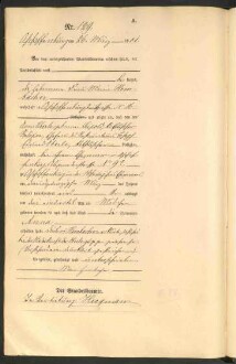 Standesamtsbuch der Stadt Aschaffenburg: Geburten 365/1900 - 184/1901