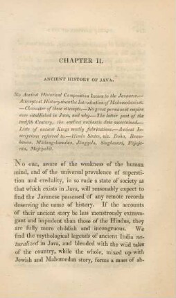 Chapter II. Ancient history of Java
