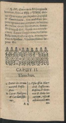 Caput II. De Basilisci Existentia