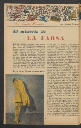 El misterio de la farsa