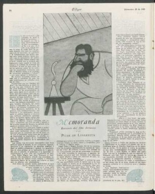 Memoranda : Recuento del Año Artístico