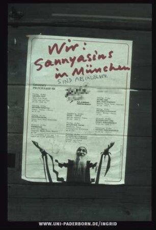 Wir: Sannyasins in München SIND ARSCHLÖCHER