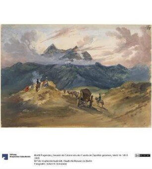 Nevado de Colima von der Cuesta de Zapotlán gesehen