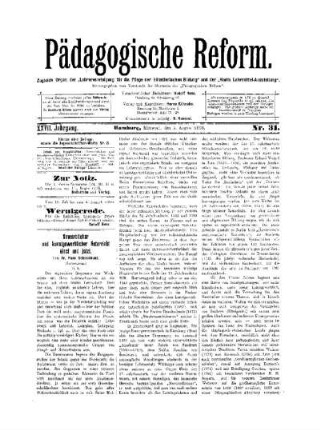 Gewerblicher und Kunstgewerblicher Unterricht einst und jetzt : (Fortsetzung) ; (Schluß folgt)