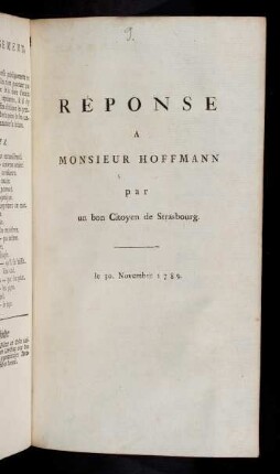 3-38, Réponse a Monsieur Hoffmann