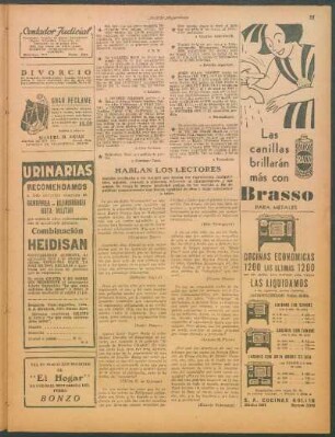Hablan los lectores