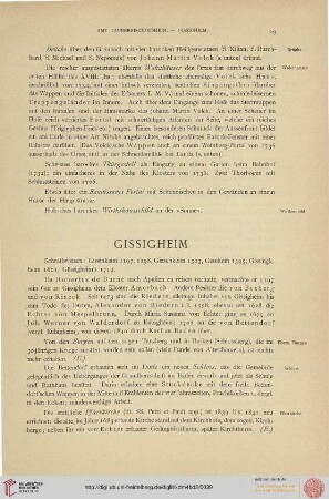 ⟦Gissigheim⟧