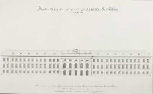 Aufriß der Südfassade