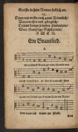 Ein Brautlied.
