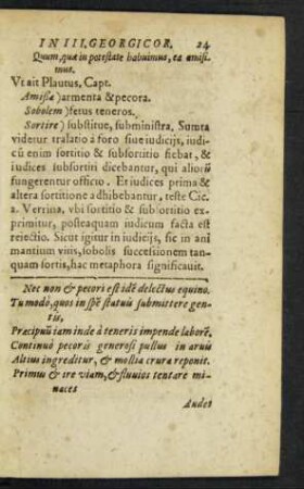 Nec non et pecori est idem delectus equino ...