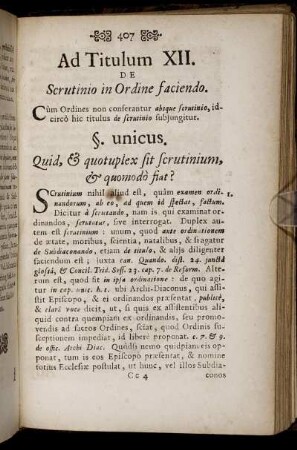 Ad Titulum XII. - Ad Titulum XVII.